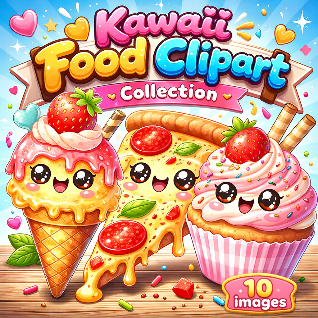 Kawaii Food Clipart