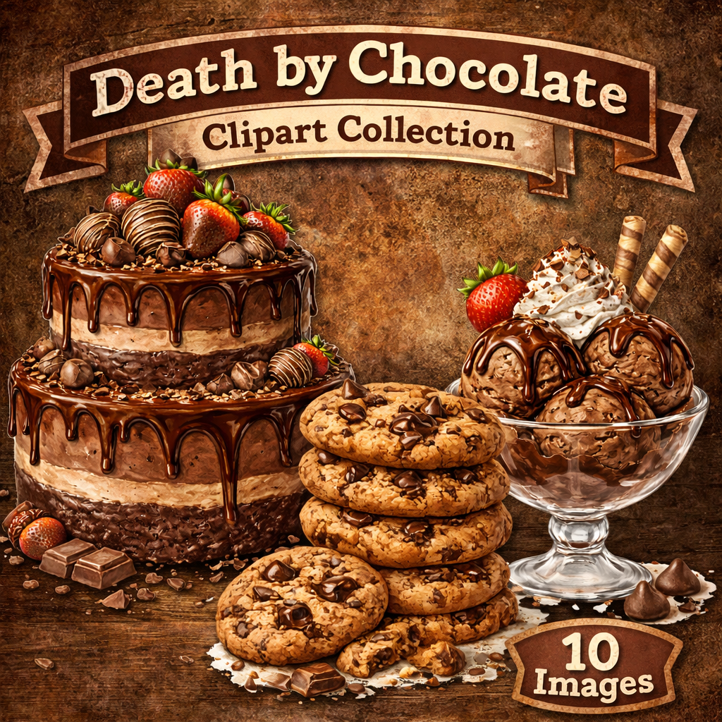 Death by Chocolate Clipart